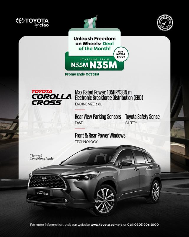 INDEPENDENCE PROMO - COROLLA CROSS